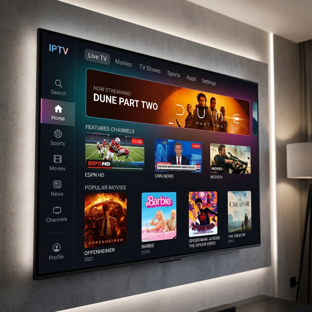 PlayMaxTV IPTV streaming on multiple devices — watch 25,000+ live channels in 4K Ultra HD on TV, phone, and tablet